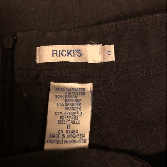 Gray Dress Skirt - Picture 3 of 4